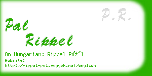 pal rippel business card